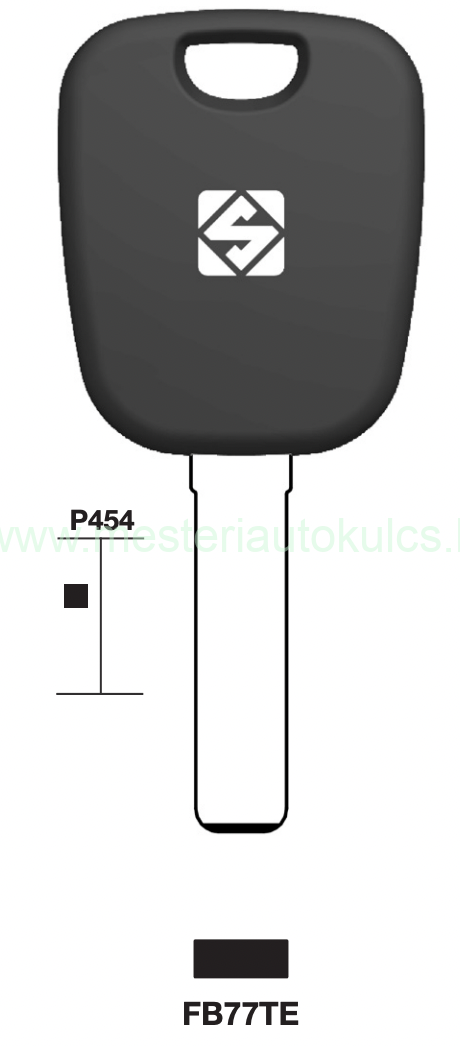 Silca FB77TE  kulcs